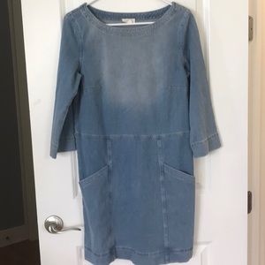 Anthropologie jean dress with stretch!